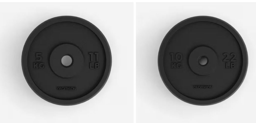 decathlon weight plates